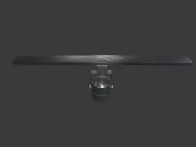 Light Low-poly 3D model