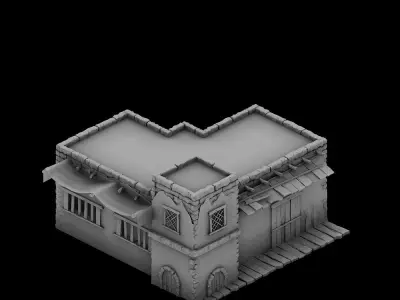 dirt House 3D model