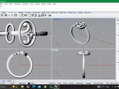 LADIES RING Free 3D model