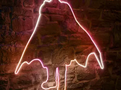 Procedural Neon Light - Drawing to Neon - Geometry Nodes 3D model