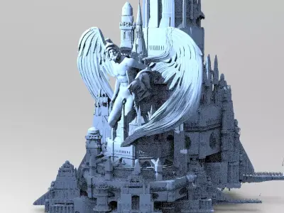  Camelot Towers 2  3D model
