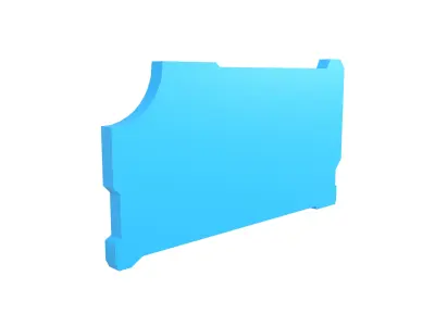 UHD High tech Graphical Interface v10 003 Low-poly 3D model