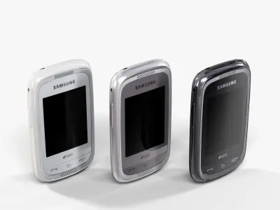 Samsung C3262 Champ Neo DUOS Low-poly 3D model
