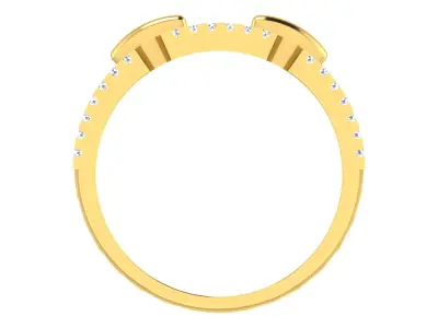 Women Ring  Render 3dm STL OBJ FBX Details 3D print model 87