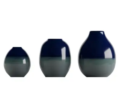 Cobalt Mist vase 3D model