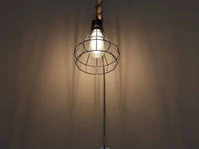 Suspended wall light 3D model