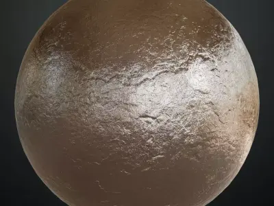 Titanium Smudged PBR Seamless Texture