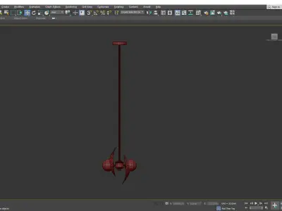 SIRIANN gold and pendant light Low-poly 3D model