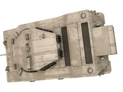 Light Tank M5 Stuart 3D model