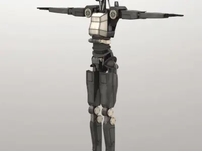 Sentinel Bot LP Low-poly 3D model