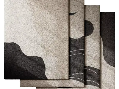 Rug Set 46 3D model