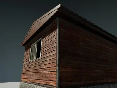 House cherry painted Texture