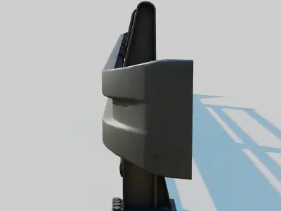 Street Pavement Barrier 3D model