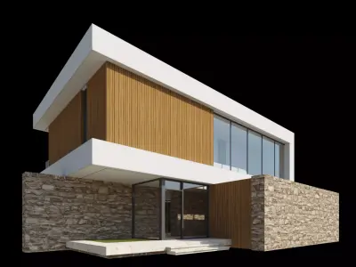 Modern Villa Design 007 3D model