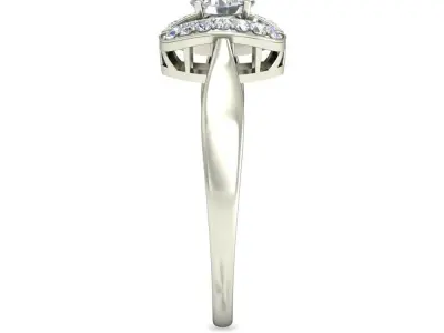 Women Ring  Render 3dm STL OBJ FBX Details 3D print model 393