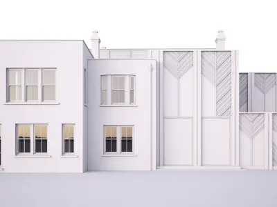 British House Ppiercing Hill 3D model