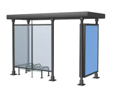 Bus Stop Collections 3D model