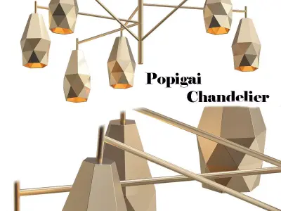 Popigai Chandelier 3D model