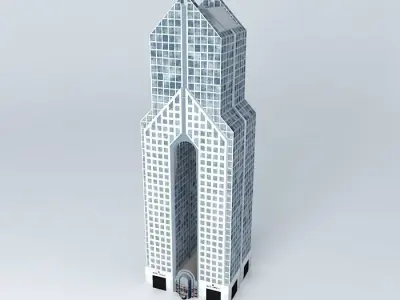 Dusit Dubai, Dubai, UAE Free 3D model