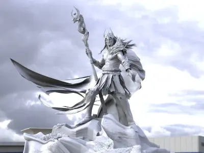 Techno Mage 3D model