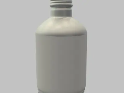 Aluminium Bottle 3D model