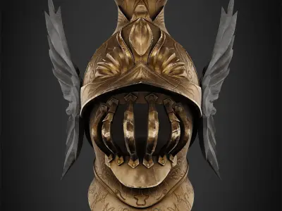 Elden Ring Cleanrot Knight Helmet for Cosplay 3D print model