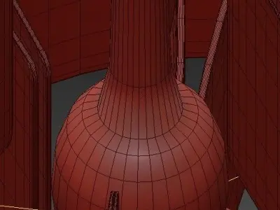 White Clouds Pendant 3D model