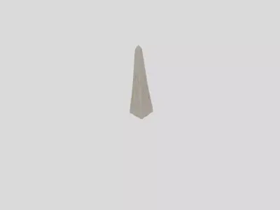 Fantasy Stone Arcane Obelisk for 3D print Low-poly 3D model