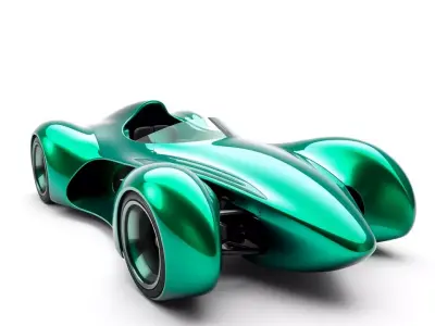 Aqua Racer Speedster model pack Low-poly 3D model