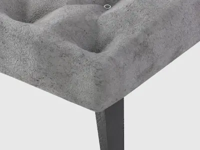 Banco Bondi - Buenos Aires seating street prop 3D model