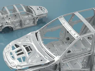  SUV Car Chassis Structure 