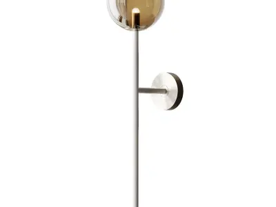 Grace 1 Glass Wall Lamp 3 Variants 3D model