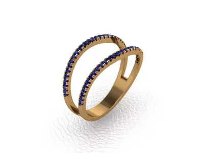 light gram ring-223 3D print model