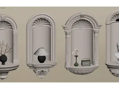 Niche 3D model