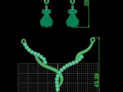 Half set 0057 3D print model