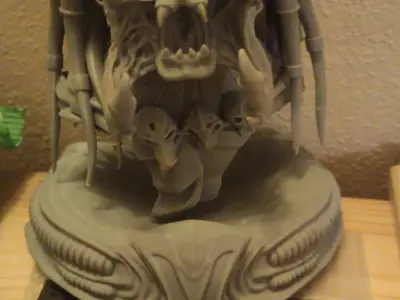 Predators 3D model 3D print model statue of creature on shelf 3D print model