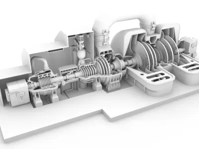  Steam turbine generator 