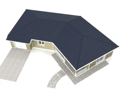 Realistic House 3D model