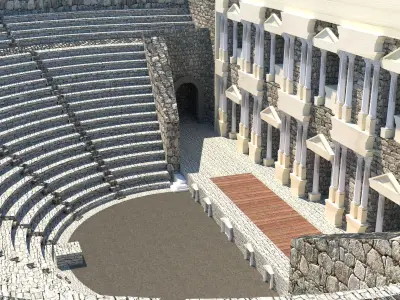 Roman Theater  3D model