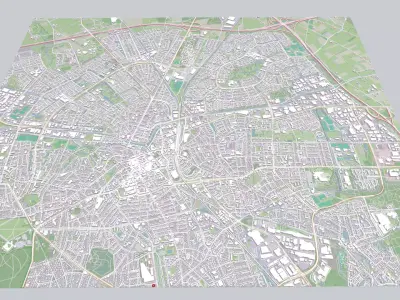 Cityscape Apeldoorn Netherlands 3D model