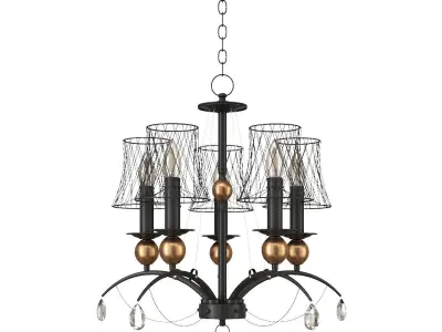 Lussole Lgo Arivaca Chandelier 3D model purchase