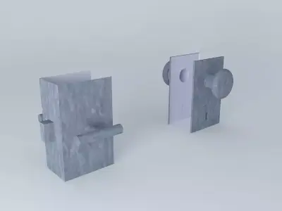 Lock sets doorknobs Free 3D model