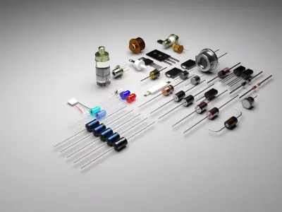 Diodes Set 3D model