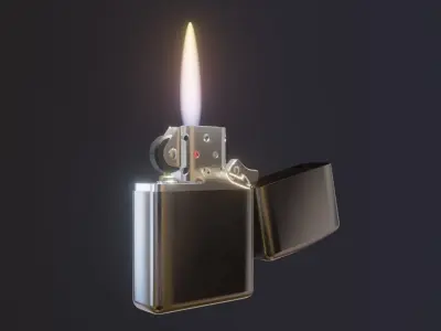 Zippo lighter 3D model
