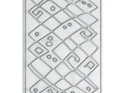Factory Price knotted Carpet 3D model