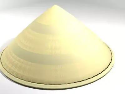 Hat - Conical 3D model