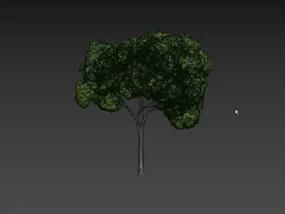 Low Poly Tree Stylish Low-poly 3D model