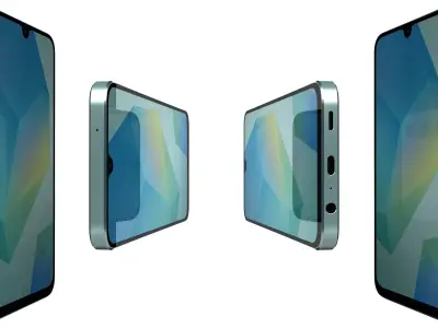 Samsung Galaxy A16 5G Light Green High Poly 3D model