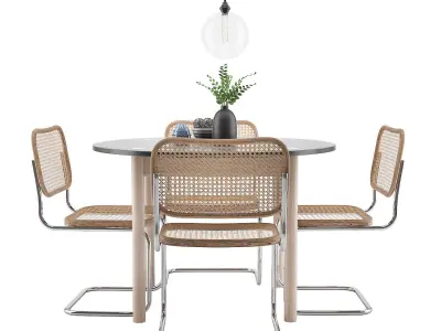 Dining Furnitures Set 17 3D model