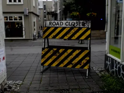 Road Barricade Low-poly 3D model purchase